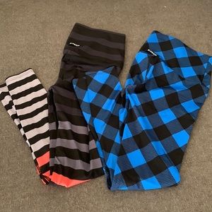 2 pair K Deer leggings sneaker length size M